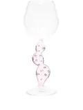 Ichendorf Milano cactus-motif asymmetric wine glass - Pink