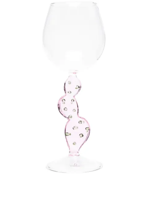 Ichendorf Milano cactus-motif asymmetric wine glass