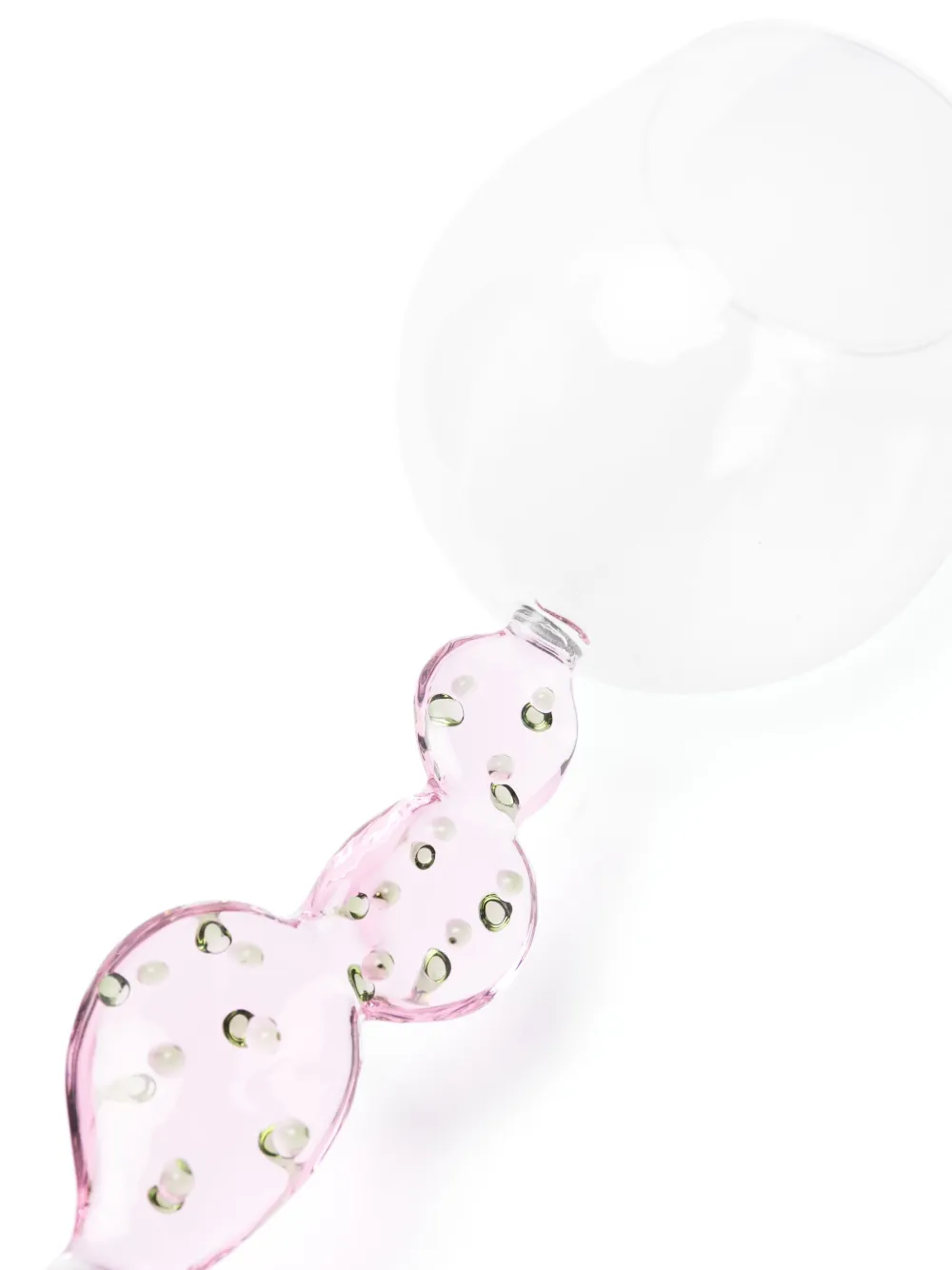 Ichendorf Milano Cactus-motif Asymmetric Wine Glass In Pink