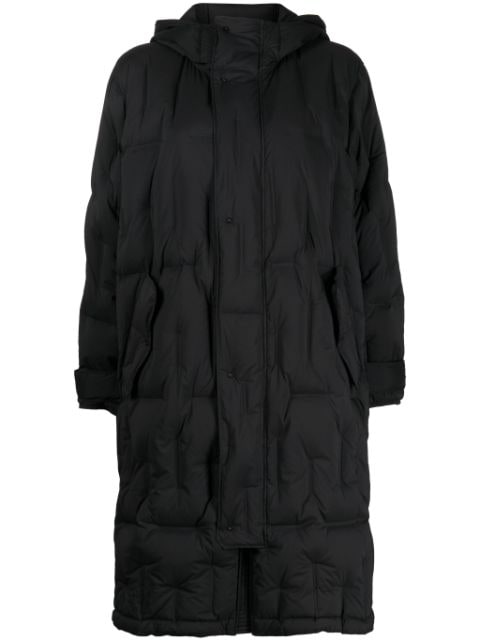 JNBY pleat-detail hooded puffer coat