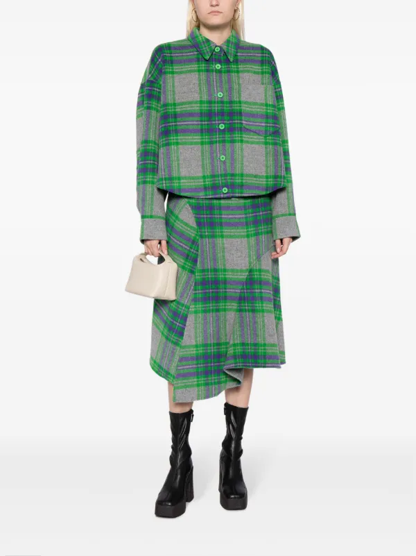 S'YTE★Cotton Tartan Asymmetry Check T S'YTE（サイト）｜【公式通販】THE SHOP YOHJI YAMAMOTO (3／17