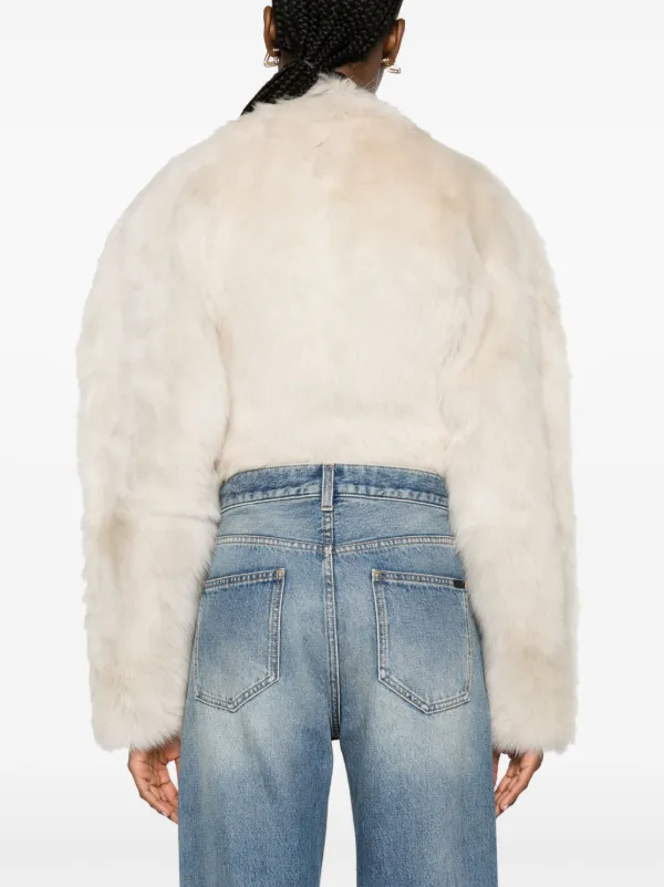 Scire frayed denim waistcoat