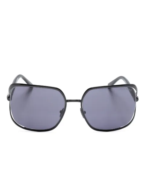 TOM FORD Eyewear matte-effect square-frame sunglasses