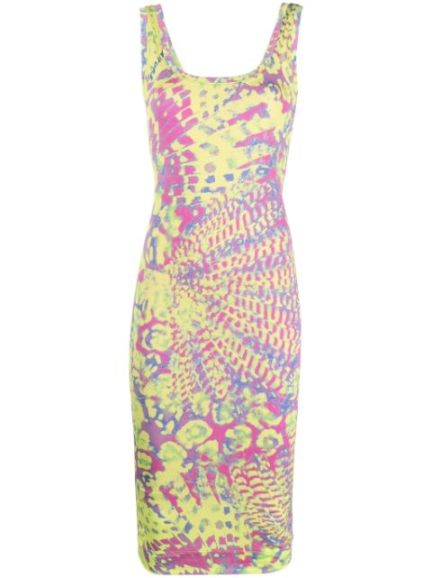 Versace Jeans Couture abstract-print sleeveless dress