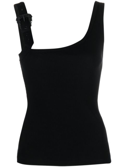 Versace Jeans Couture buckle-embellished ribbed top
