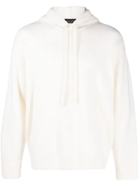 Roberto Collina hoodie con cordones