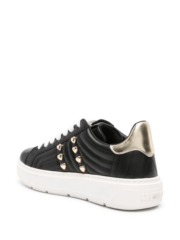 Love moschino discount heart studded sneaker