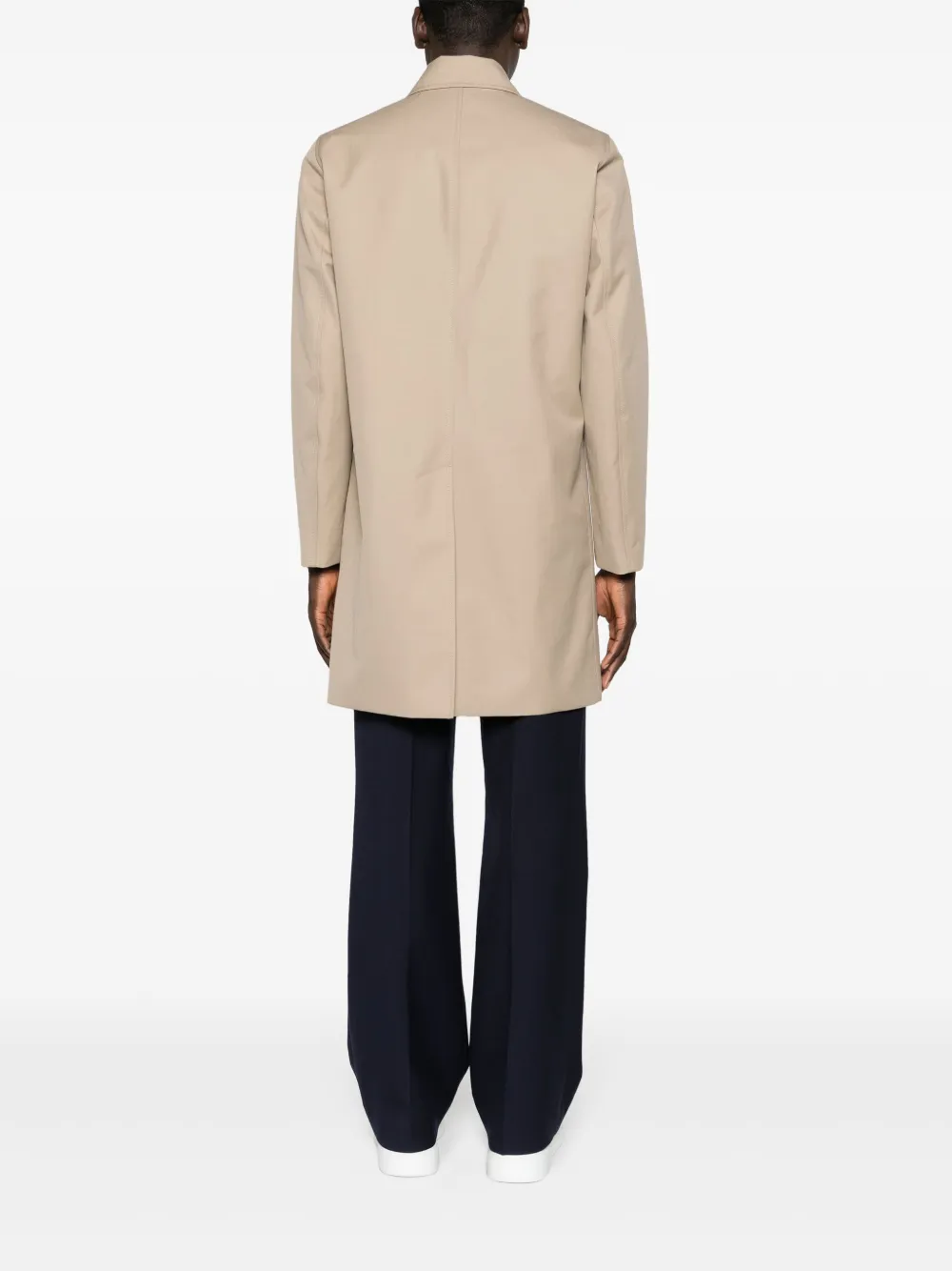 SANDRO single-breasted midi coat Men