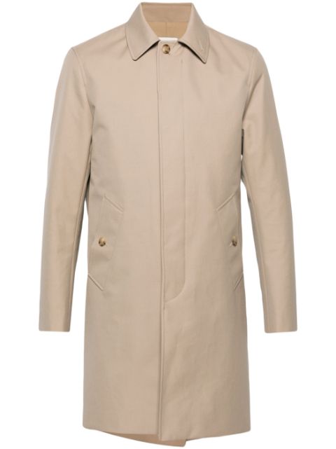 SANDRO single-breasted midi coat Men