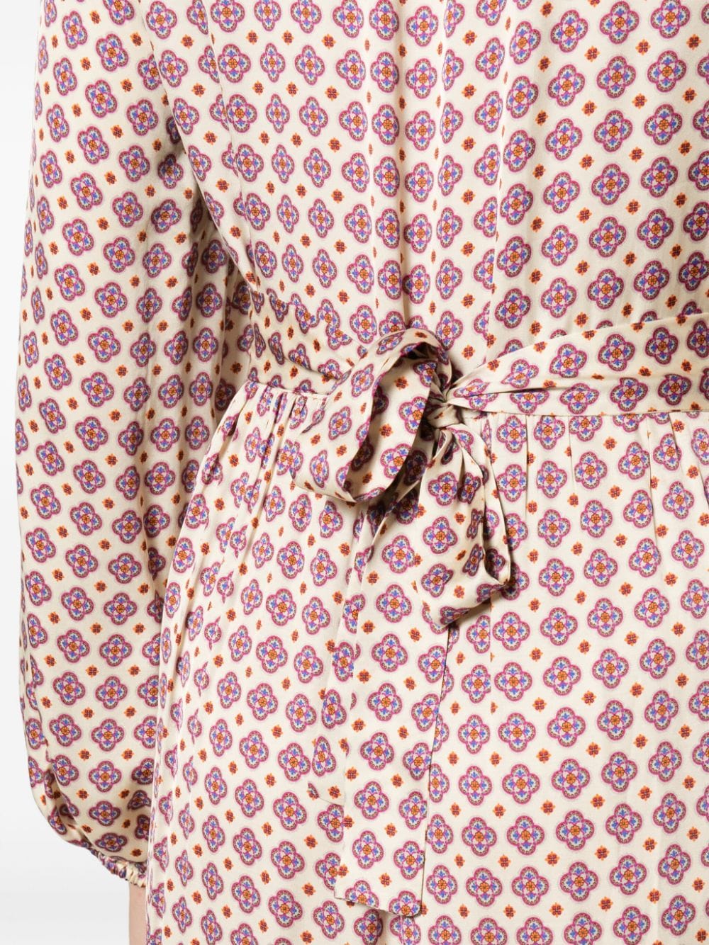 SANDRO Maxi-jurk met geometrisch patroon Roze
