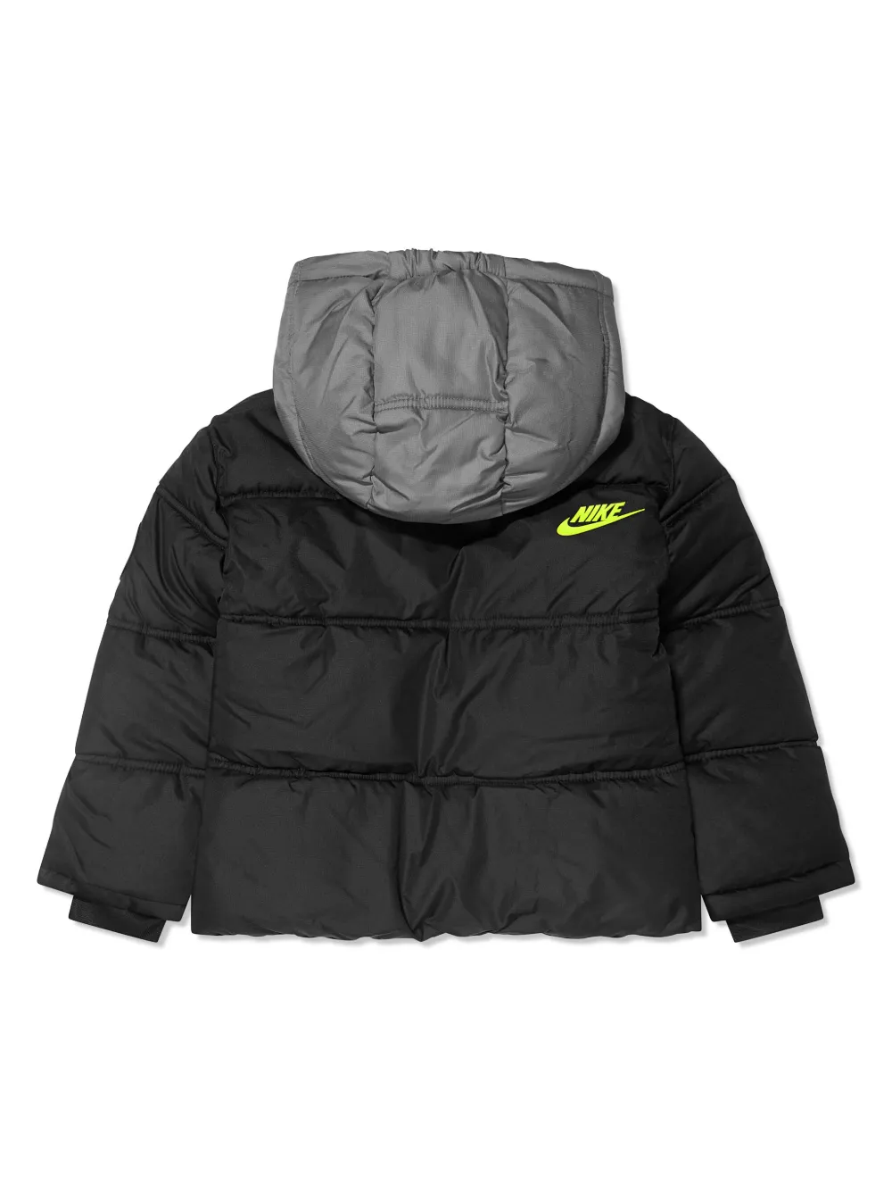 Nike Kids logo-print padded jacket - Zwart