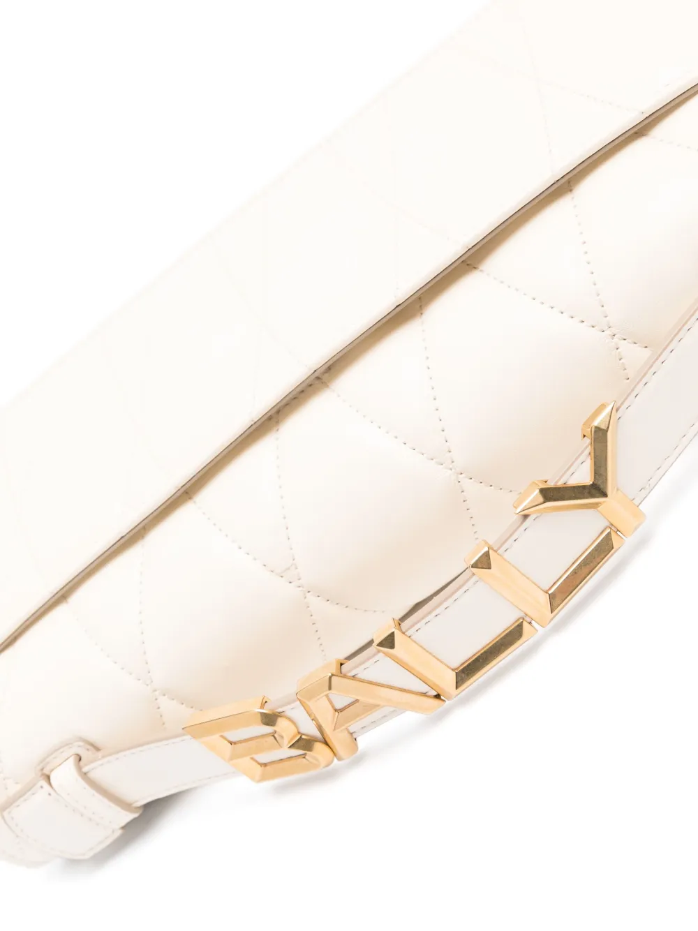 Bally Logolettering Quilted Leather Crossbody Bag In White ModeSens