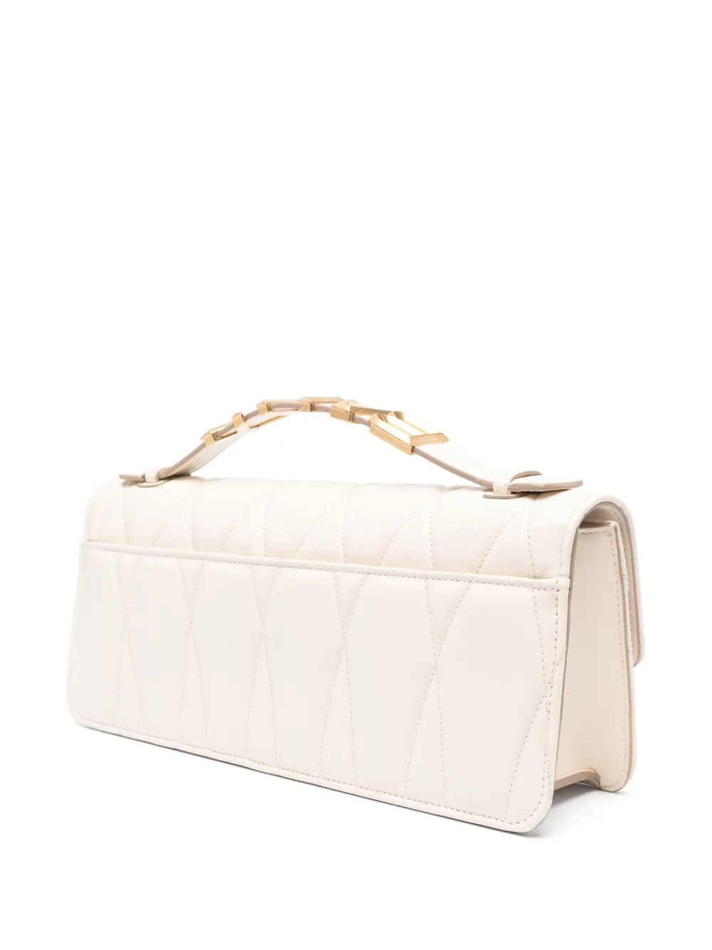 Bally Logolettering Quilted Leather Crossbody Bag In White ModeSens