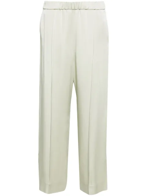 Jil Sander wide-leg pressed-crease trousers