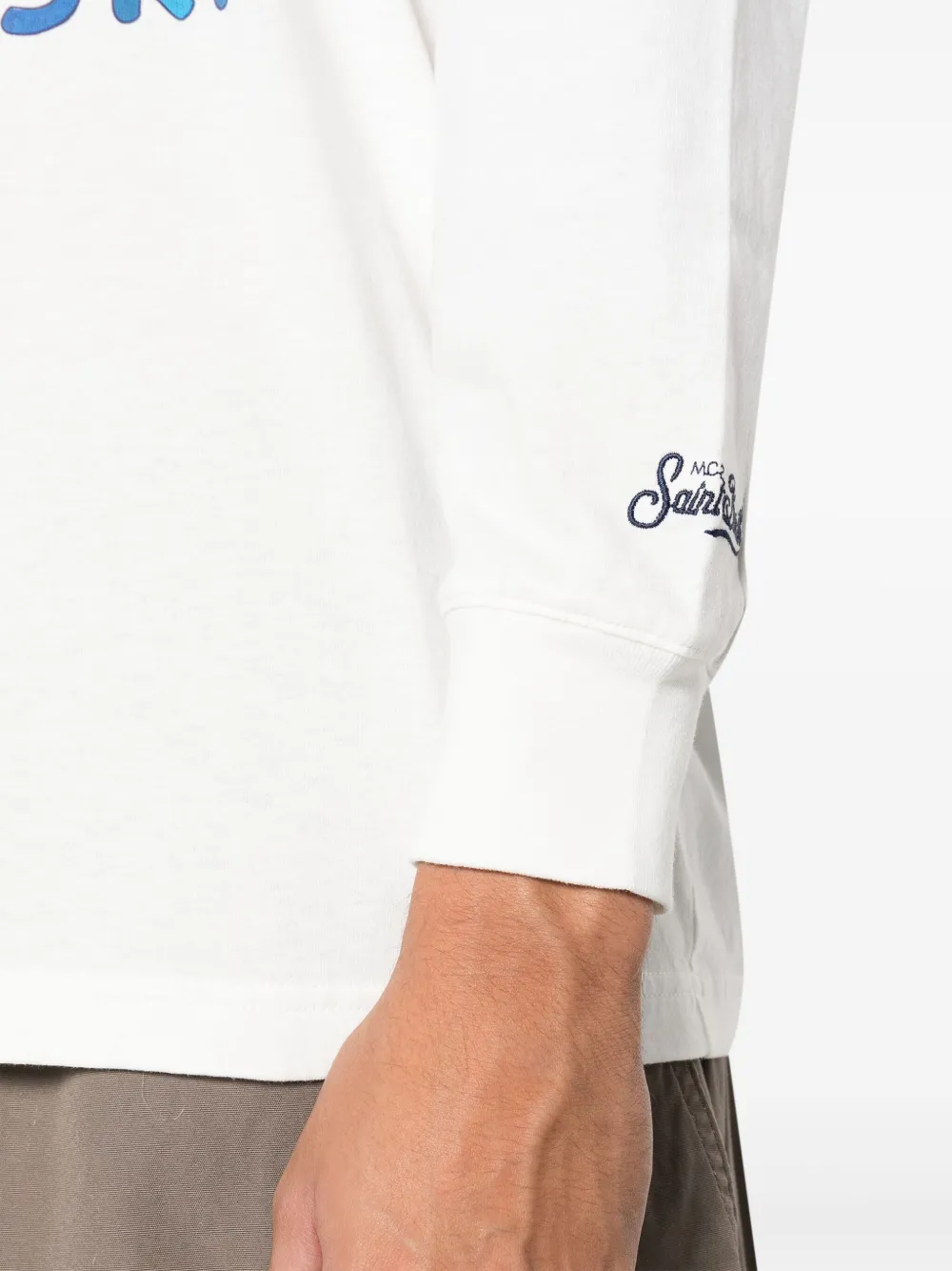 MC2 Saint Barth Sweater met print Wit
