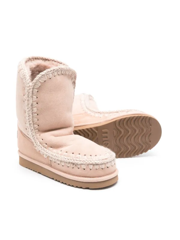 Scarpe Mou Bambina Mou Bimba 22 Mou Eskimo Star Patch E Mink Fur