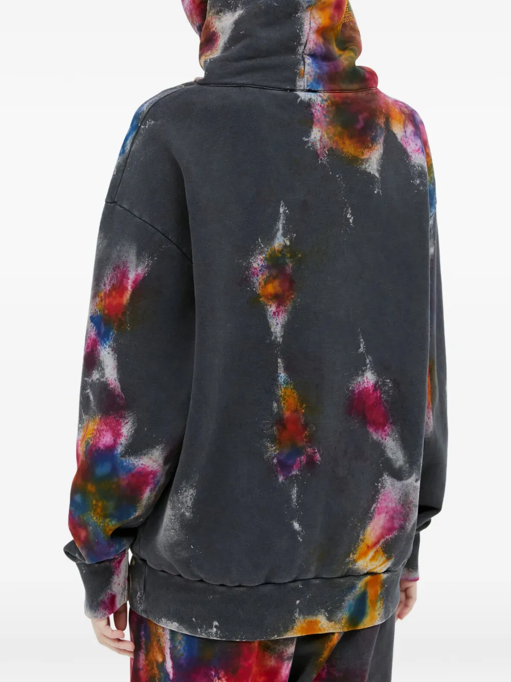  Aries Long-sleeve Drawstring Hoodie - Grey 