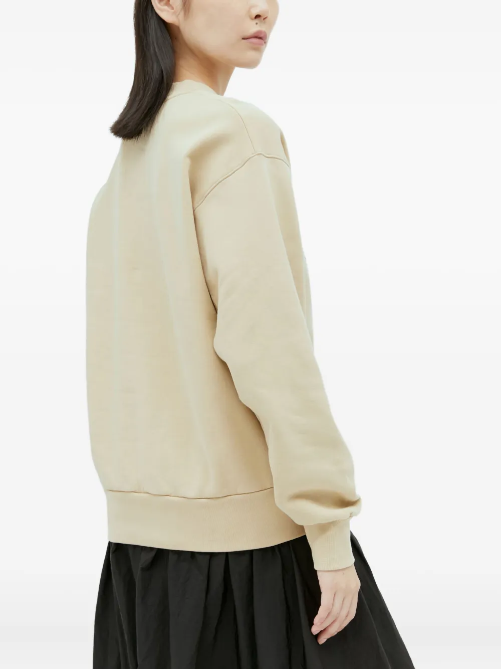 Aries J'adoro logo sweatshirt Beige
