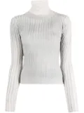 Paloma Wool open-back cable-knit jumper - Grey