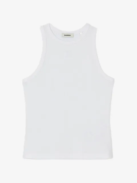 SANDRO top con logo bordado