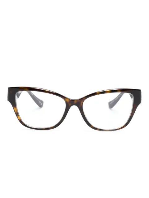 Versace Eyewear logo-plaque cat eye-frame glasses VE3347 - 0