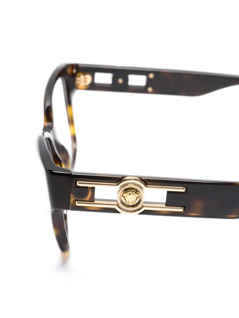 Versace Eyewear logo-plaque cat eye-frame glasses VE3347 - 2
