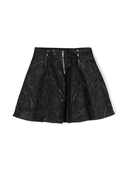 Versace Kids barocco cloquet miniskirt