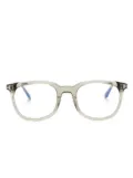 TOM FORD Eyewear transparent round-frame glasses - Grey