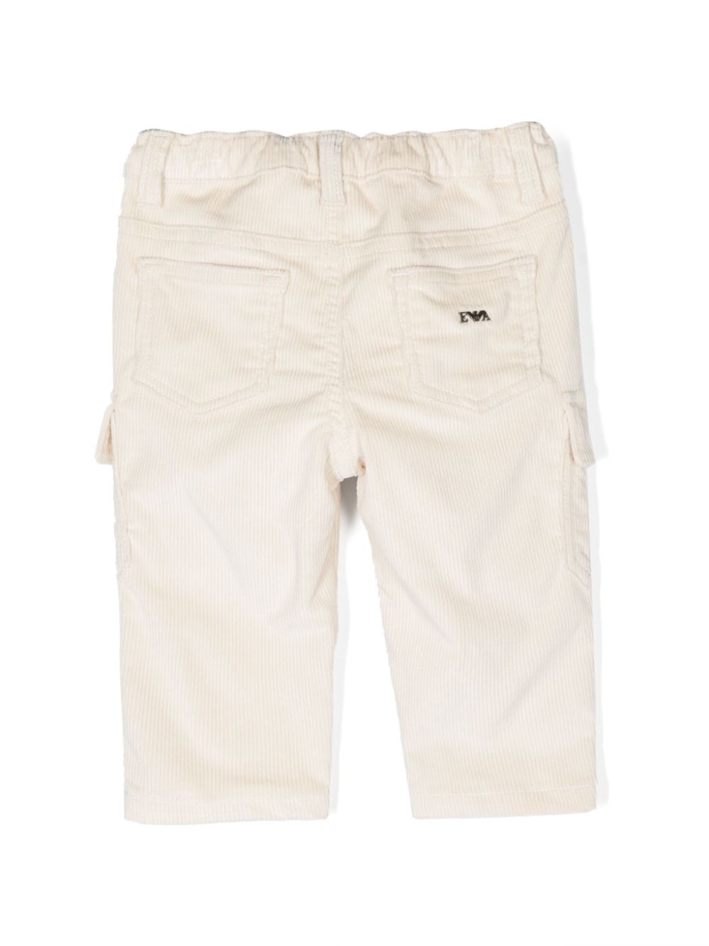 Emporio Armani Kids corduroy tapered-leg chinos - Neutrals