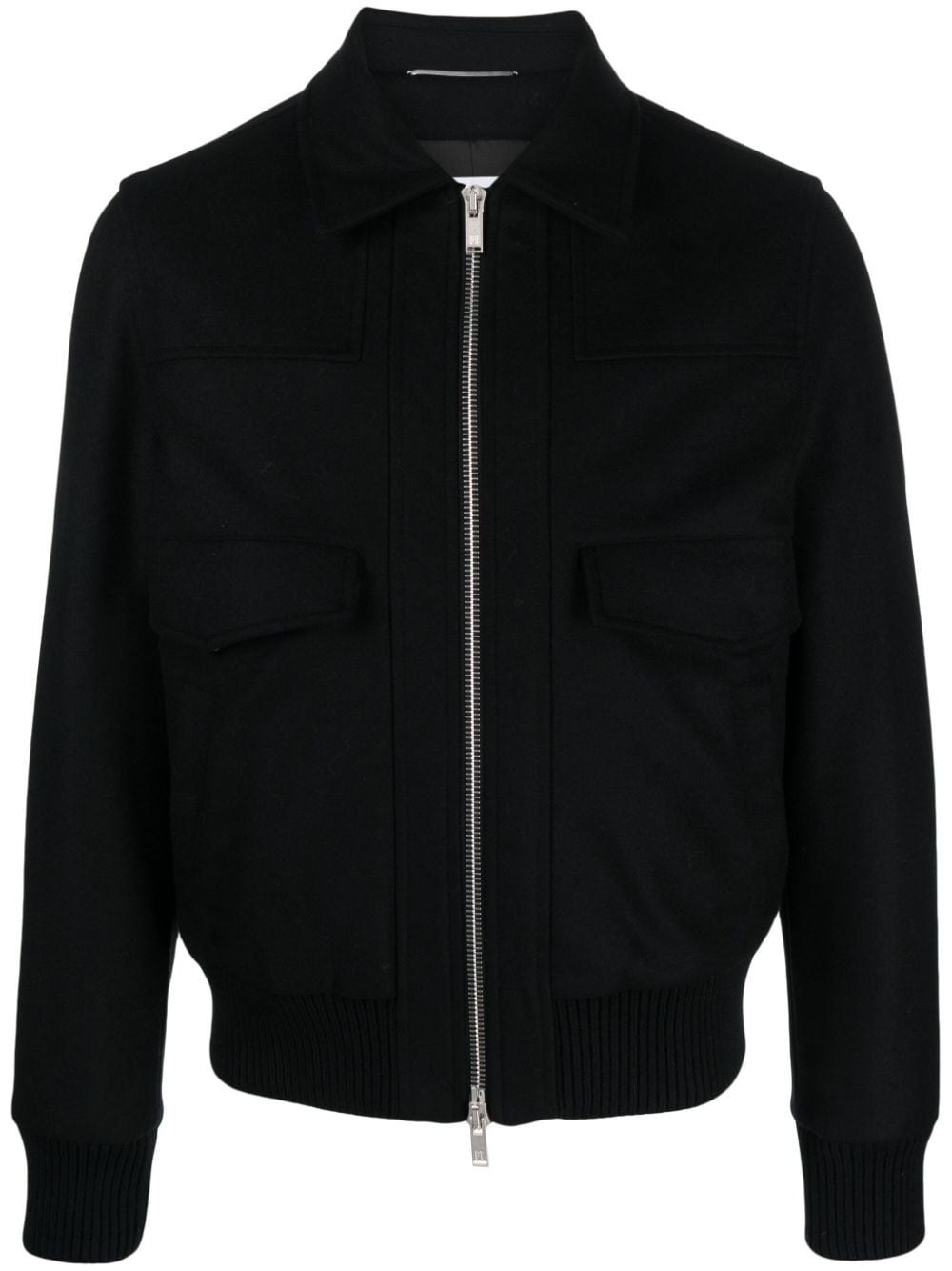 PT Torino wool blend shirt jacket Zwart