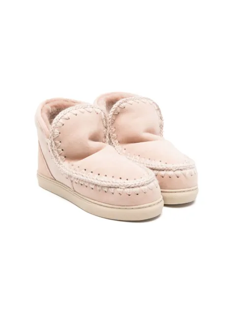 Mou Kids Eskimo leather ankle boots