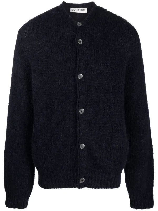 Our legacy clearance mohair cardigan black