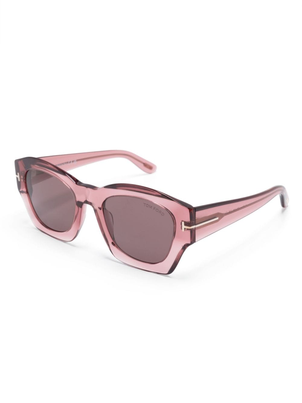 TOM FORD Eyewear Guilliana geometric-frame sunglasses - Roze