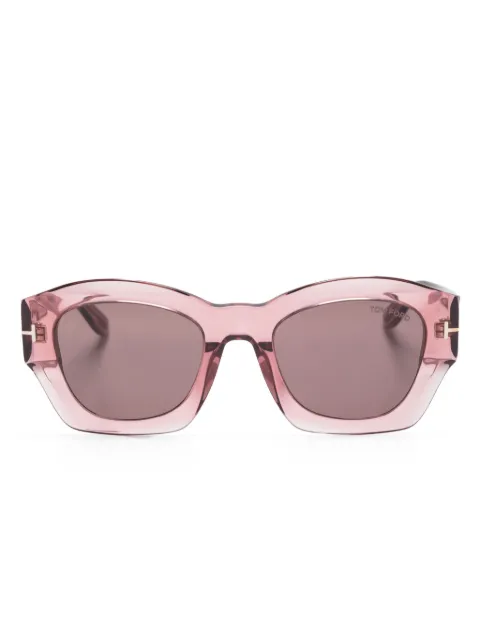 TOM FORD Eyewear نظارة شمس 'جوليانا' بإطار هندسي