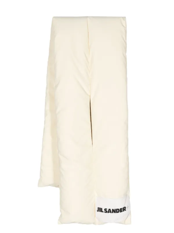 Jil Sander パデッドスカーフ | ホワイト | FARFETCH JP
