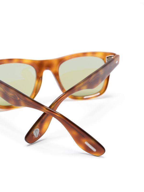 Oliver Peoples Mister Brunello スクエアフレーム サングラス - Farfetch