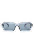 Prada Eyewear PRADA WW SLIM RECT SUNGLASSES - Blue