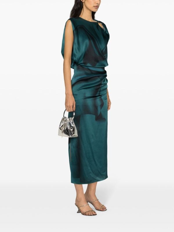 Draped maxi dress, Lanvin