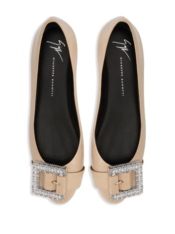 Giuseppe Zanotti Miss Buckle フラットシューズ | ニュートラル