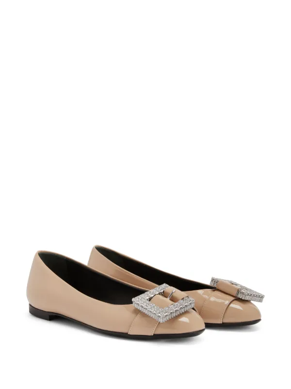 Giuseppe Zanotti Miss Buckle フラットシューズ | ニュートラル