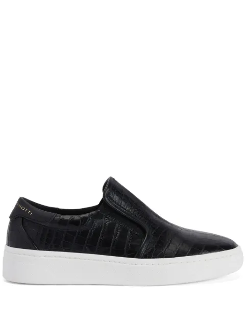 Giuseppe Zanotti tenis Gz94 con efecto de piel de cocodrilo