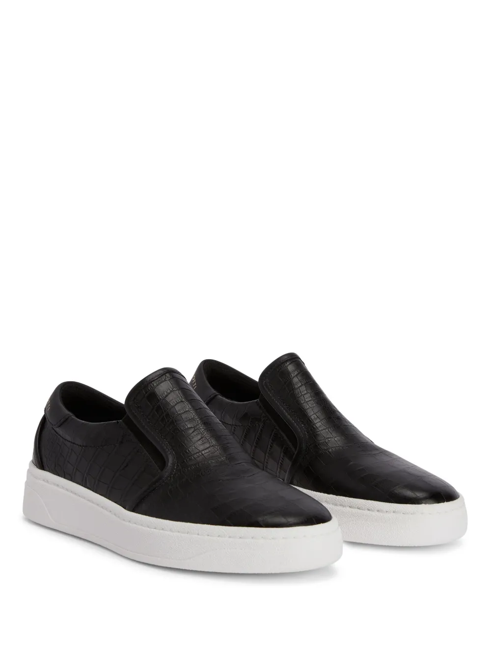 Giuseppe Zanotti GZ94 crocodile-embossed sneakers | Slip-Ons | Image 2