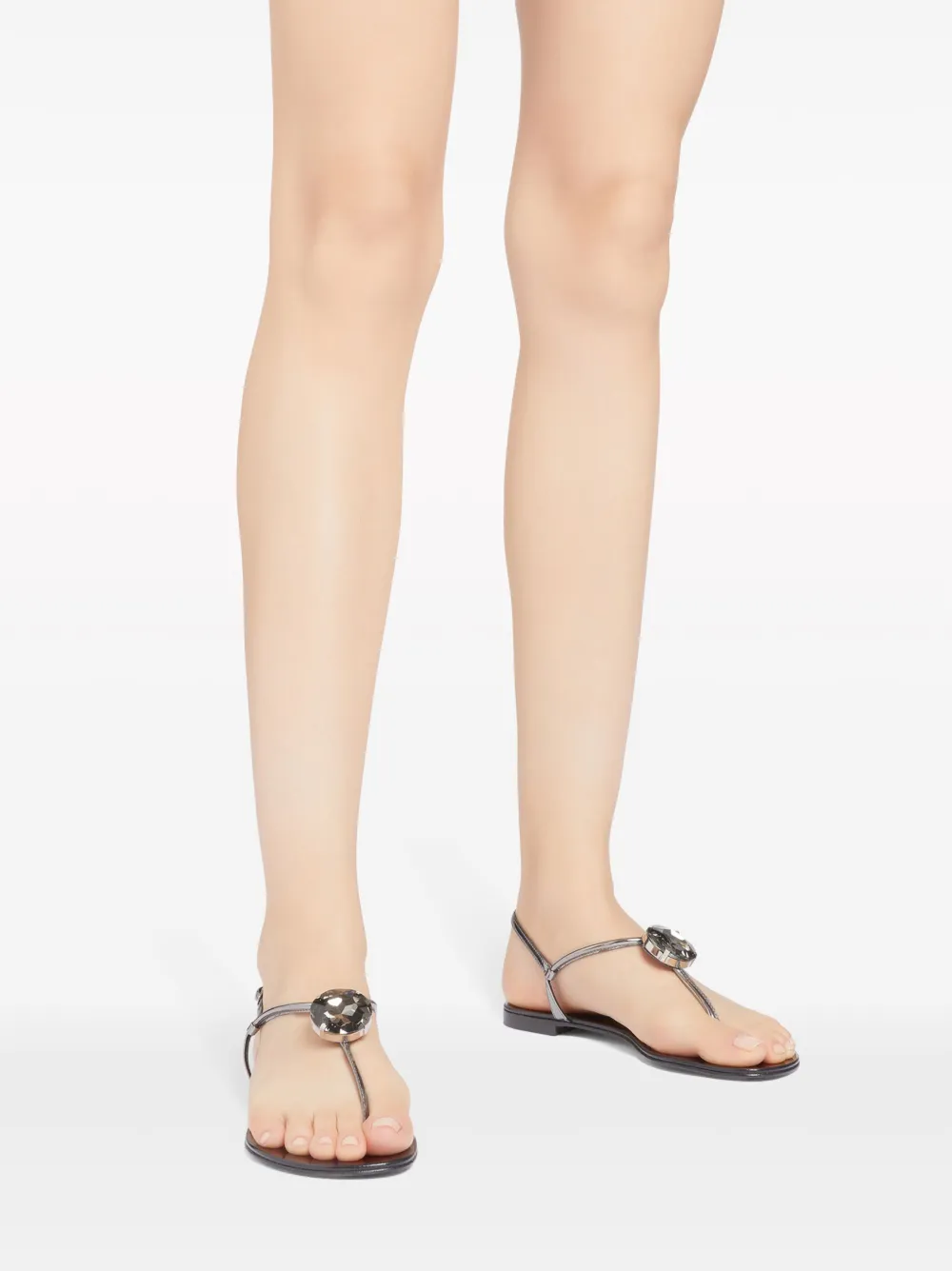Giuseppe Zanotti Anthonia thong sandals Grey