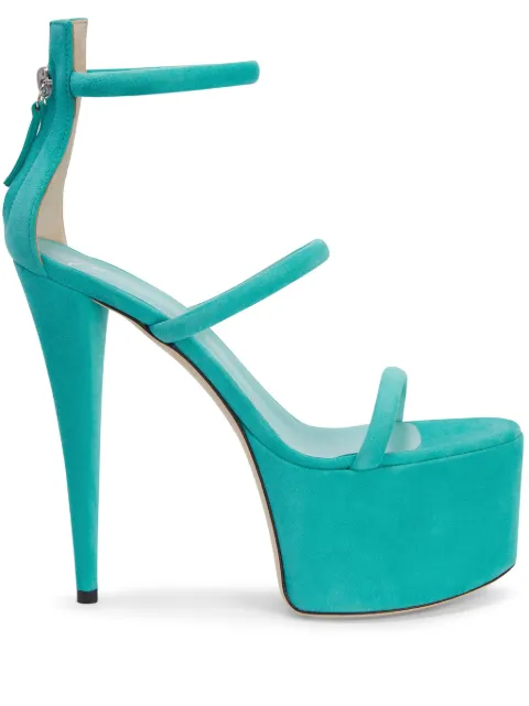 Giuseppe Zanotti Aida 150mm platform suede sandals