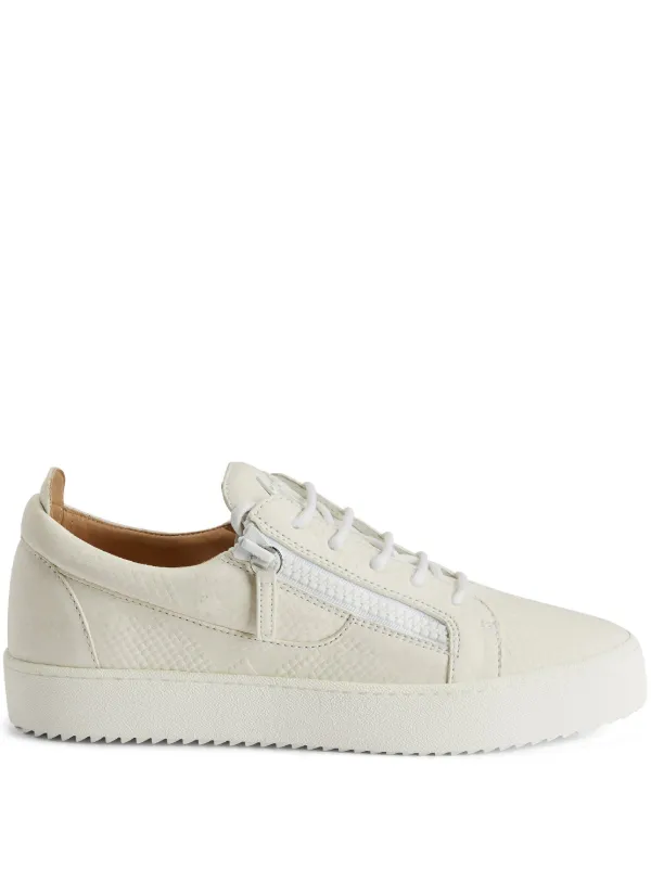 Giuseppe Zanotti Gail スネークスキンパターン スニーカー