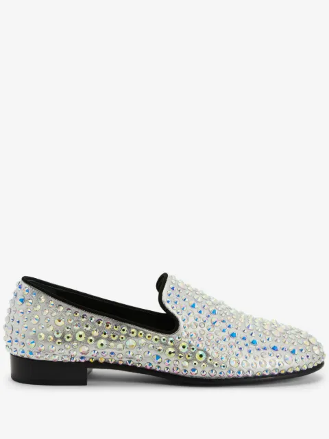 Giuseppe Zanotti Marvin crystal-embellished loafers
