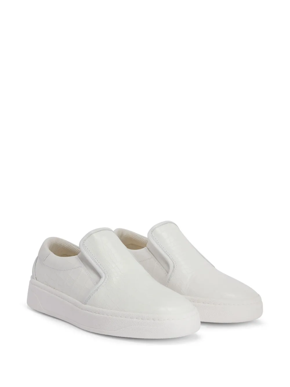 Giuseppe Zanotti Gz94 slip-on leather sneakers White