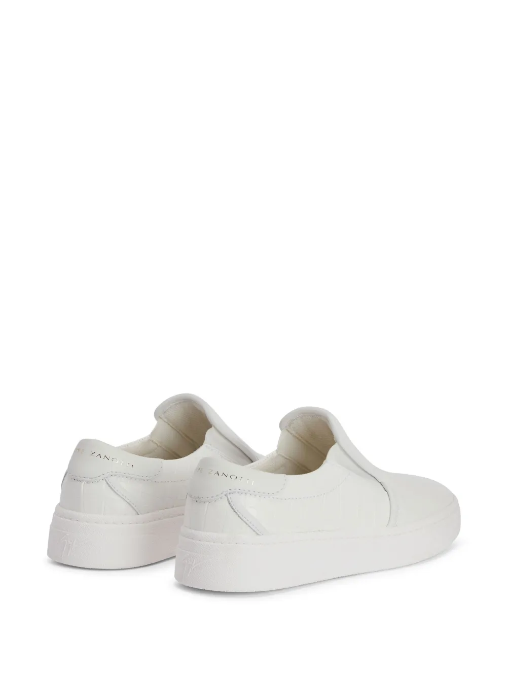 Giuseppe Zanotti Gz94 slip-on leather sneakers White