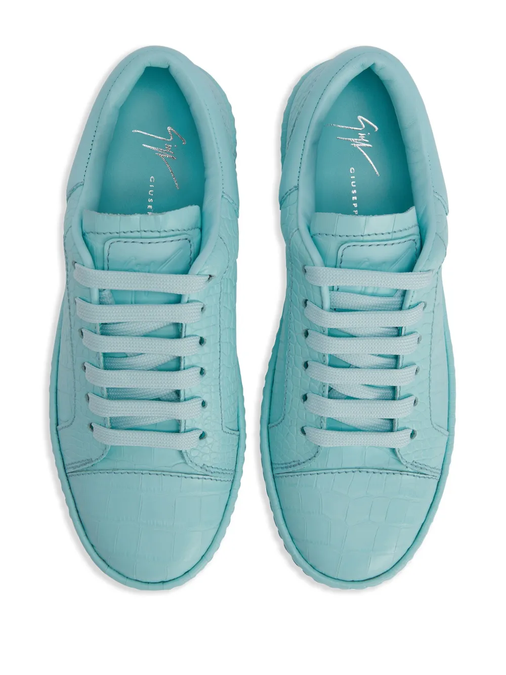 Giuseppe Zanotti Gz-city leren sneakers Blauw