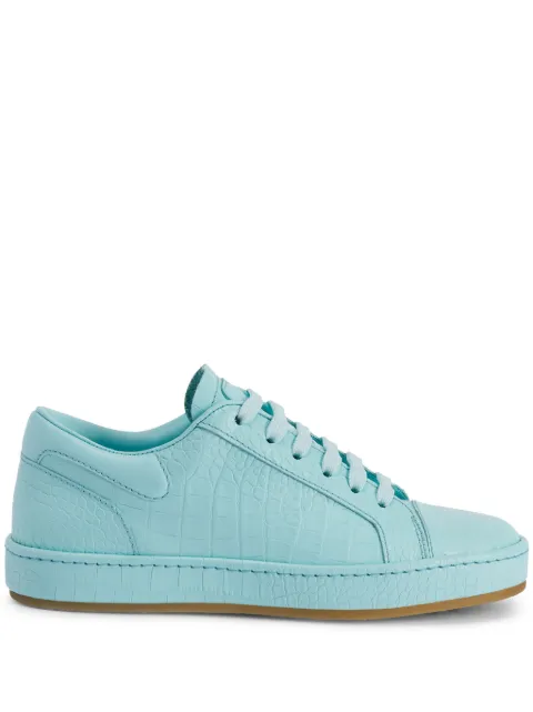 Giuseppe Zanotti Gz-city crocodile-effect leather sneakers